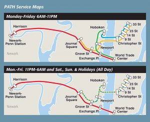 PATH System Route Maps 122216